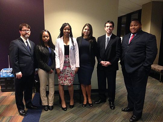 Some of the law student volunteers were Tim Cox, Kiara Young, Marissa Constant, Roselle Pujols, John Parady, and David Brown.