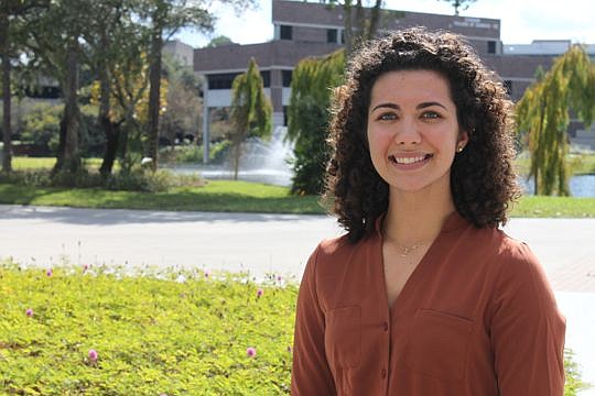 Anastasia Pedersen was part of the foster care system for much of her teenage life, spending time in more than a dozen homes and several states. Now a University of North Florida freshman, she is being recognized for her perseverance Thursday.