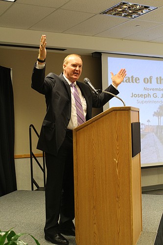 St. Johns County school superintendent Joseph Joyner expects construction will begin on two or three new schools within the next year.