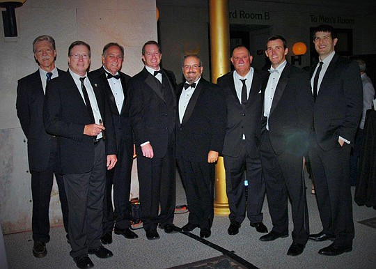 Executive board members Harlan Bost, second vice president; Lee Arsenault, secretary-treasurer; Gene Rover, third vice president; Daniel Blanchard, immediate past president; Rick Morales, president; Keith Ward, training vice president; Chet Skinner, f...
