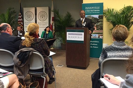 Circuit Judge Henry Davis said the community must drop its reluctance to talk about race and crime. "I bring up race with my colleagues, they turn red and leave," he said at a juvenile justice forum at Jacksonville University.