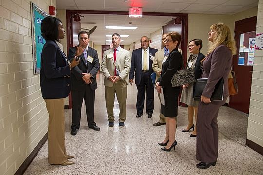 Members of The Jacksonville Bar Association toured The Leadership Schools at Eugene J. Butler.