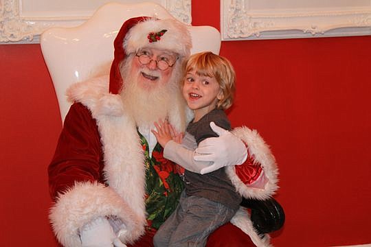 When Shepherd Colledge, 3, looks at Dan Gallagher, he sees Santa. After years of doubting himself, Gallagher sees it, too.