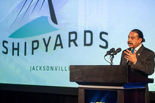 Jacksonville Jaguars owner Shad Khan unveiled his long-awaited proposal for developing the site of the Shipyards, which closed in 1992. No financial information was included. He said more details would be available Monday when the plan is given to the...