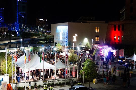 Last year's One Spark crowdfunding festival drew 260,000 people to Downtown, double what came the first year in 2013. (Photo courtesy of One Spark)