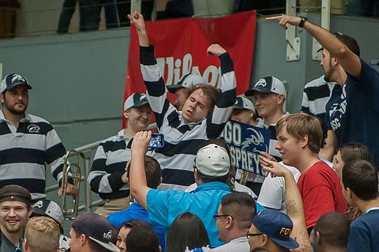 As he does at every home game in response to the question in the song, "Turn down for what?" UNF freshman band member Stephen Putnam goes into his crazy dance for the fans. Last night, he became an instant social media hit as ESPN broadcast his "perfo...
