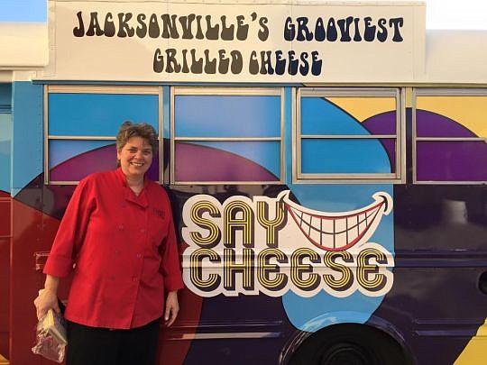 Chriss Brown of 927 Events is debuting the Say Cheese food truck Thursday at the NCAA Division I Men's Basketball Championship. (Photo courtesy of David Johnson)