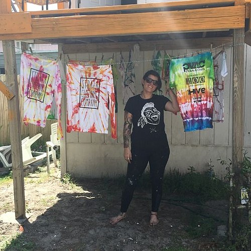 Nicole Holderbaum will create two murals during One Spark, both focusing on the Jacksonville Zoo and Gardens.