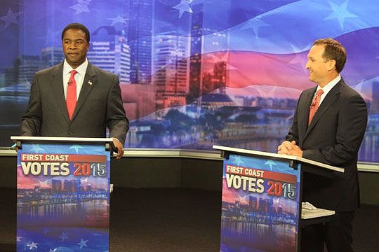 Mayor Alvin Brown and challenger Lenny Curry squared off in a second televised debate Monday that featured pointed criticisms. They'll have one last chance to impress TV viewers before the May 19 election, when the two debate again Thursday night at J...