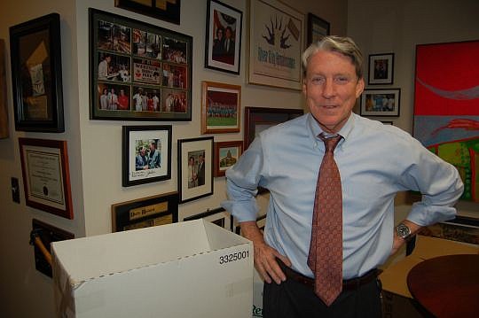 Term-limited Duval County Property Appraiser Jim Overton was packing up his office last week.