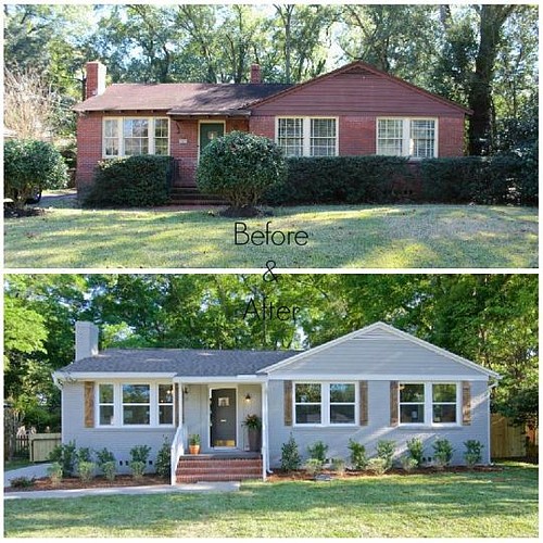 Updates to this 1944 San Marco home included remaking the landscaping and adding wood shutters. Johns Spinks built the shutters himself for $20.