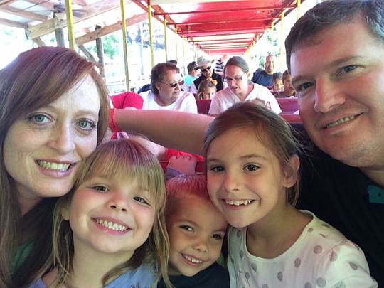 The Mobley family, from left: Katrina, Mariah, Troy, Lily and Joe. Katrina Mobley recently was appointed Clay County Court judge.