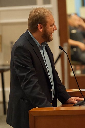 Vince Cavin, executive director of Friends of  Hemming Park