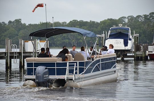 Freedom Boat Club, based at Julington Creek Marina, hosted Daniel Foundation members for a boat ride.