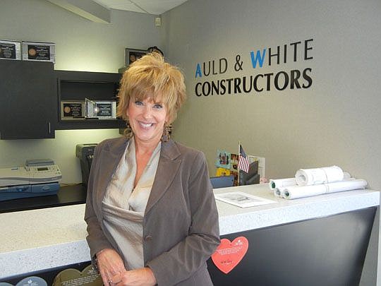Teresa Durand-Stuebben is the first woman to be named a vice president at Auld &amp; White Constructors LLC. She was named VP of business development in September.
