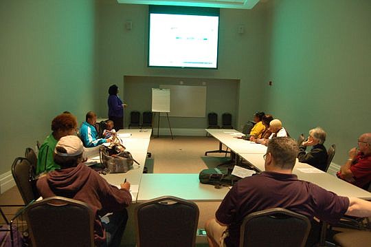 Attorney Latoya Williams facilitated a "Lawyers in Libraries" at the Main Library Downtown in 2013.