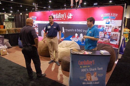 This year will be the last at the Home & Patio Show for CordaRoy's. Since the product appeared on the reality television program "Shark Tank" the product is being sold in bedding and furniture stores nationwide, negating the need for sales reps to pit...