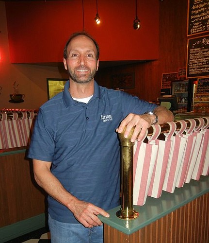 James Batteh, 49, majored in business and marketing in college. He used his education to help run the family restaurant businesses before opening the Atrium CafÃ© & Grill 13 years ago.