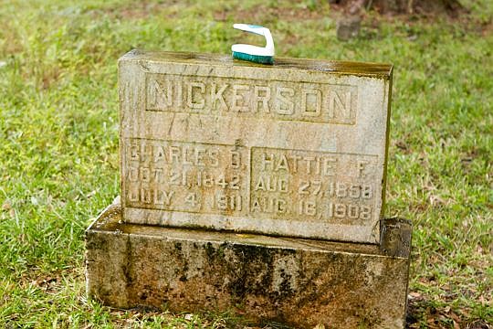 A work in progress on one of the headstones at the cemetery, which is the final resting place for veterans dating back to the Civil War.