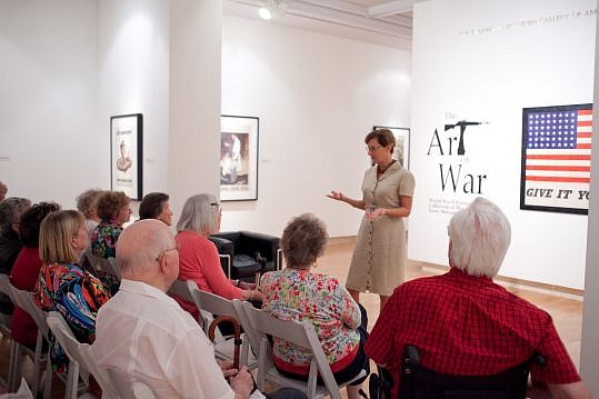 In conjunction with the 2011 exhibition "The Art of War," the Cummer Museum of Art & Gardens presented a lecture series about World War II posters. The exhibit and lectures were part of the museum's humanities-based programming.