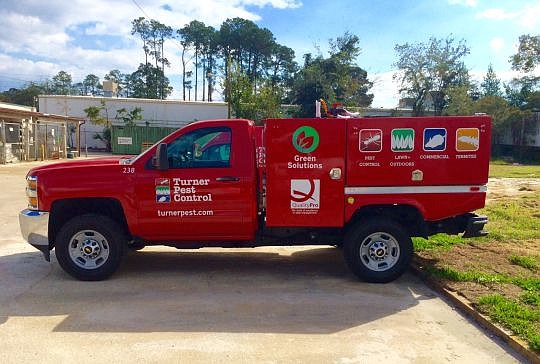 Turner Pest Control serves most of Florida, other than the Panhandle area, and also serves South Georgia. It invested almost $1 million in a new fleet of trucks as it continues to grow.