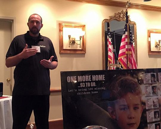 BairFind Foundation founder Dennis Bair in October presented the organization's program to help find missing children to the Women Business Owners of Northeast Florida.
