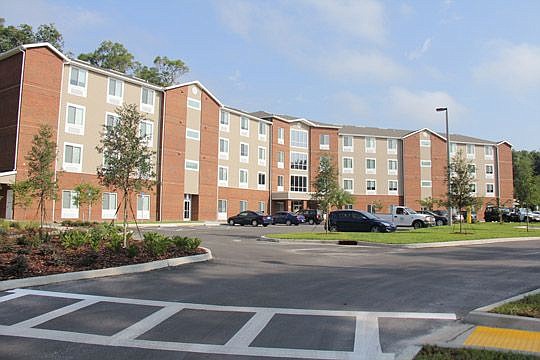 This Jacksonville University residence hall was sold to an investor for $17.5 million. (Photo by Alyssa Stevenson)