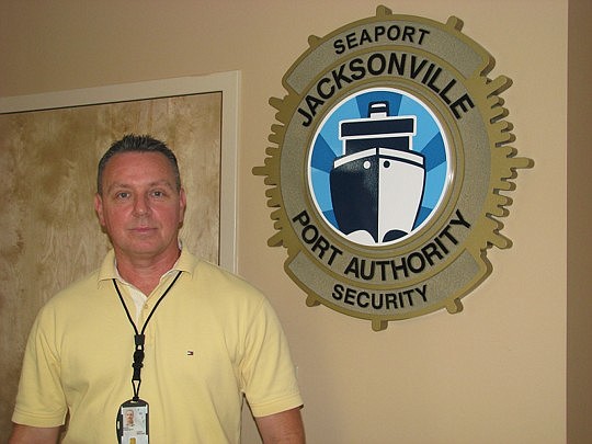 Photo by Joe Wilhelm Jr. - It has been a busy time for Jacksonville Port Authority Director of Security and Emergency Preparedness Charles "Chuck" White recently. He partnered with local, state and federal agencies to prepare the port for Hurricane Ir...
