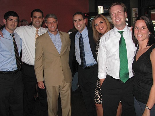 Photos by Joe Wilhelm Jr. - Members of the Murphy &amp; Anderson law firm attended Wednesday's swearing-in ceremony to welcome its newest attorney, Dan Cristol. From left, Lawton Graves, Matt Baggett, Geddes Anderson, Cristol, Lindsay Tygart, Rice Fer...