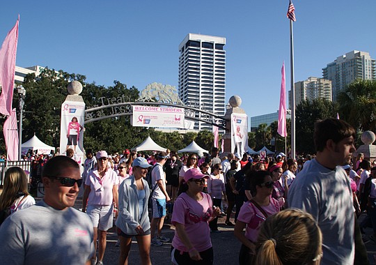 More than 6,000 Jacksonville residents, breast cancer survivors, business and community members joined together Oct. 15 at the American Cancer Society's Making Strides Against Breast Cancer 5K walk. The event united the community in celebrating breast...
