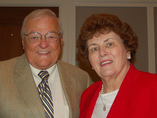 Photos by Max Marbut - The City's annual Legislative Forum for Seniors was moderated by John Thomas, who introduced keynote speaker Margaret Lynn Duggar. Thomas is a former chair of the Council on Elder Affairs and Duggar is a consultant from Tallahas...