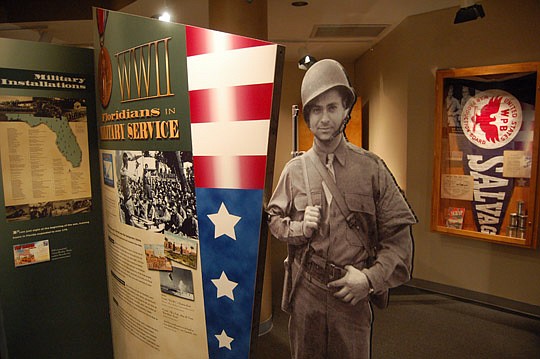 Photos by Max Marbut - "Victory Begins at Home: Florida During World War II," an exhibit at the Museum of Science &amp; History, is one of the activities available Downtown Friday after the Veterans Day Parade.
