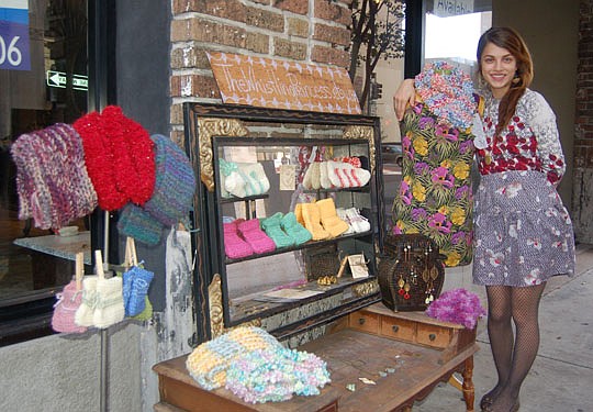 Photo by Max Marbut - Rayna Reichstadter has opened "The Whistling Princess" boutique and gallery on West Adams Street.