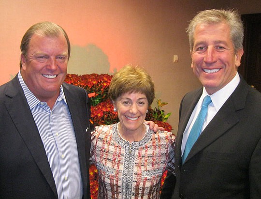 Photo by David Chapman - Winn-Dixie Stores Inc. CEO Peter Lynch and board members Evelyn Follit and Gregory Josefowicz.