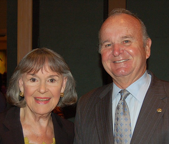 Photo by Max Marbut - Delores Barr Weaver and Wayne Weaver
