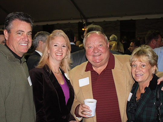Photos by Joe Wilhelm Jr. - Jacksonville Sheriff's Office Undersheriff Dwain Senterfitt, Circuit Judge Elizabeth Senterfitt, Assistant to the Clerk of Courts Mike Riley and Barbra Riley.