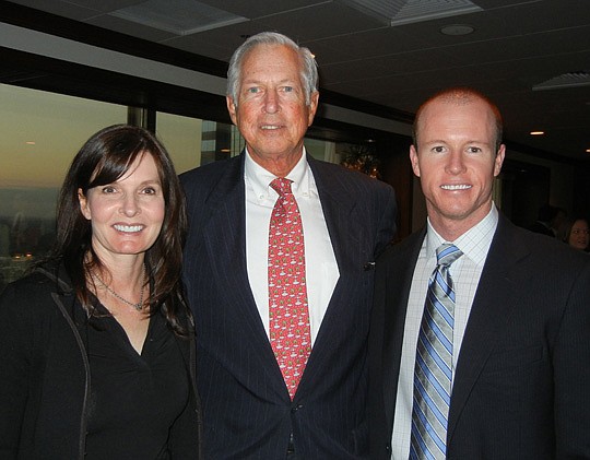 Photos by Karen Brune Mathis - Lee Ann Bennett, U.S. Bankruptcy Judge Paul Glenn and Parker Langley.