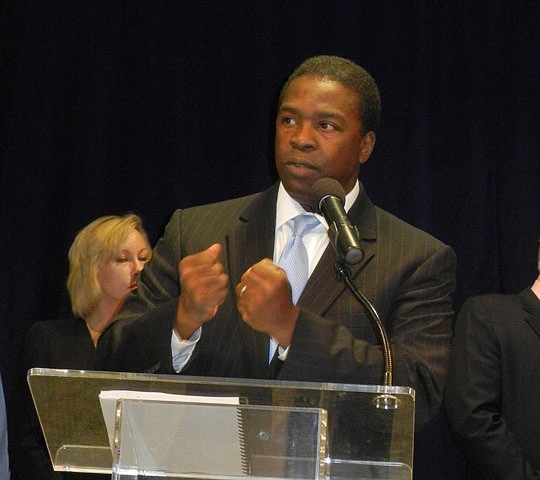 Photo by Karen Brune Mathis - Mayor Alvin Brown