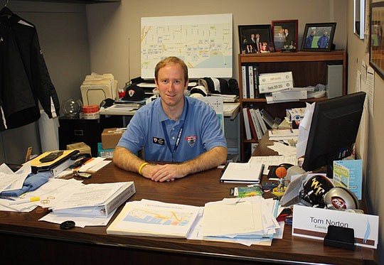 Photo by Joe Wilhelm Jr. - For fans that travel to Jacksonville to attend the Gator Bowl, the week is one big party. That party doesn't happen without a lot of work behind the scenes and one of the people helping to produce the more than 20 different ...