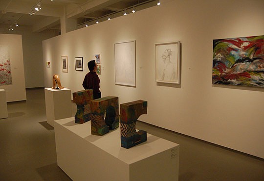 Photos by Max Marbut - The annual University of North Florida Art &amp; Design Faculty Exhibition is in the UNF Gallery at the Museum of Contemporary Art.