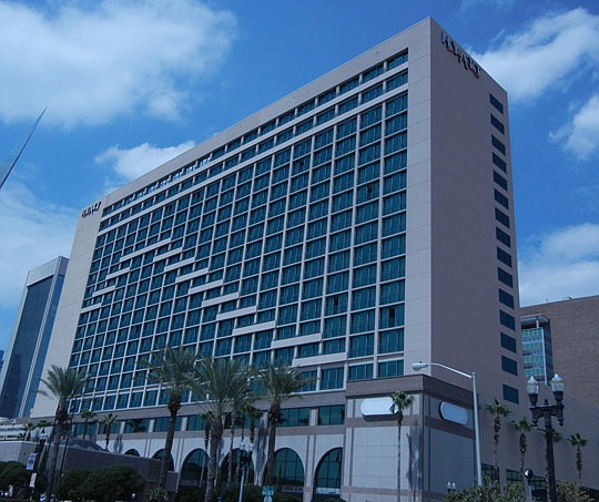 The Hyatt Downtown was scheduled for a foreclosure sale next week but the sale was postponed until April 25.