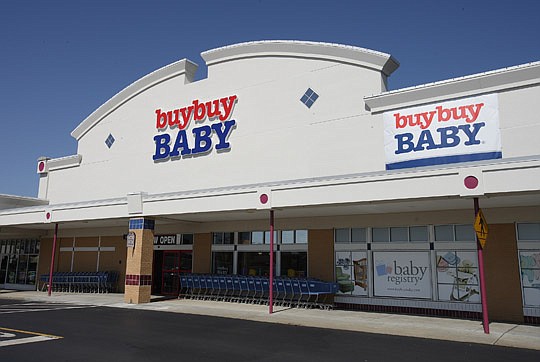 Buybuy BABY plans to open in Jacksonville this spring. A sign at the former Borders store along Southside Boulevard indicates a buybuy BABY "coming soon."