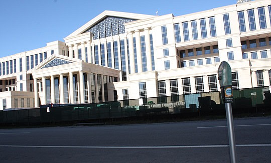 Photo by Joe Wilhelm Jr. - The new Duval County Courthouse opens in May. Parking spots might be difficult to find