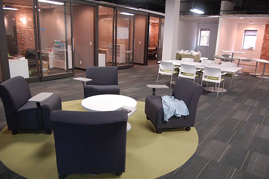 Photos by Max Marbut - Downtown's newest business, CoWork Jax, is a place where people can have all the amenities of a traditional office without paying rent year-round, unless they want to.