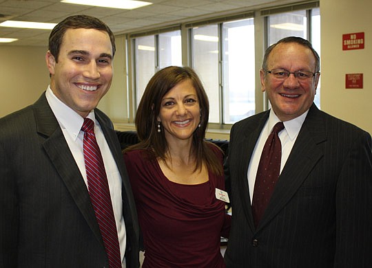 Photos by Joe Wilhelm Jr. - From left, Orr, Jacobs and Circuit Judge David Gooding participated in a program created to foster collegiality, civility and professionalism in the Fourth Circuit between the bench and bar.