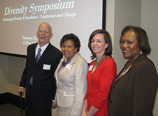 Photos by David Chapman - Members of the D.W. Perkins Bar Association Inc., the Federal Bar, The Florida Bar and The Jacksonville Bar Association joined Thursday to celebrate and present a Diversity Symposium at the Bryan Simpson U.S. Courthouse.