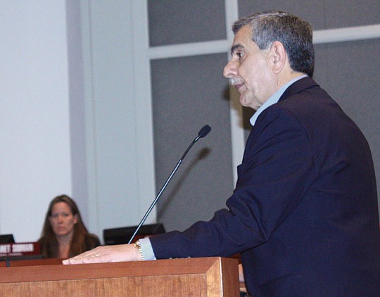 Sam Mousa, former consultant on the new Duval County Courthouse project, spoke Monday to the City Council Courthouse Oversight Special Committee.