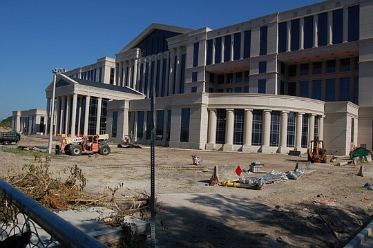 Photo by Max Marbut - The Duval County Courthouse is scheduled to be substantially complete May 14.