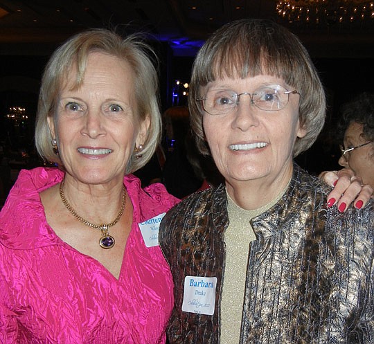 Photos by Karen Brune Mathis - Courtenay Wilson and Barbara Drake, who was honored in 2008.