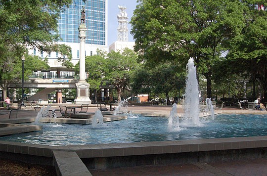 Photo by Max Marbut - The management, maintenance and programming of Hemming Plaza could be transferred from the City to a private operator.